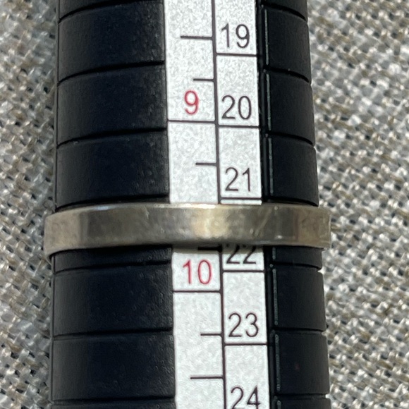 Vtg Signed 925 Sterling Silverer Inlay Multi Color Stone Ring Sz 9.75 - Picture 3 of 7